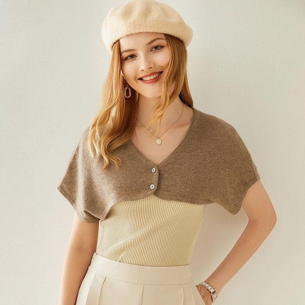 scarves autumn pure cashmere shoulder knitted short canvas women v-neck small shawl protection neck knit vest universal warm, Blue;gray
scarves autumn pure cashmere shoulder knitted short canvas women v-neck small shawl protection neck knit vest universal warm, Blue;gray