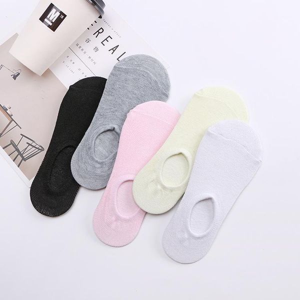 5 pairs of new women's socks comfortable solid color invisible socks slip silicone breathable polyester cotton boat1, Black;white
5 pairs of new women's socks comfortable solid color invisible socks slip silicone breathable polyester cotton boat1, Black;white
