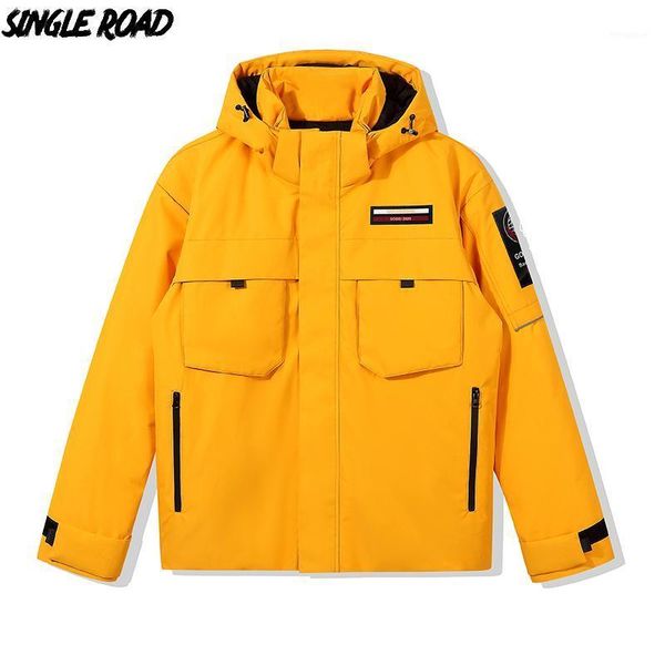 singleroad mens winter down jacket men 2020 cargo jacket coat parka windproof hip hop streetwear yellow for men style1, Black
singleroad mens winter down jacket men 2020 cargo jacket coat parka windproof hip hop streetwear yellow for men style1, Black