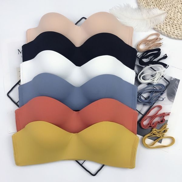 women invisible bra strapless bralette 1/2 cup women's underwear lingerie female seamless party wedding bras, Red;black
women invisible bra strapless bralette 1/2 cup women's underwear lingerie female seamless party wedding bras, Red;black