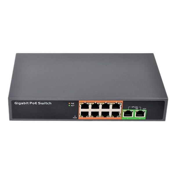 network switches pse1008g 8+2 all gigabit poe switch 150w power ieee802.3af/at ethernet switch(eu plug)
network switches pse1008g 8+2 all gigabit poe switch 150w power ieee802.3af/at ethernet switch(eu plug)