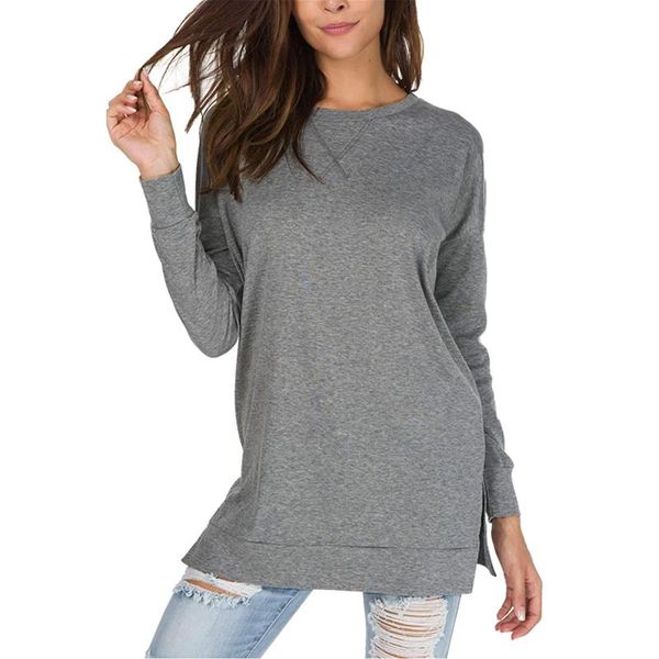 t shirt for women spread out under the fork long sleeve pullover solid camisas de mujer woman tshirts koszulki damskie, White
t shirt for women spread out under the fork long sleeve pullover solid camisas de mujer woman tshirts koszulki damskie, White