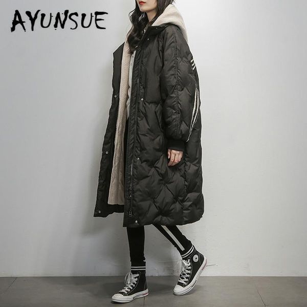 women's down & parkas winter coat women 90% white duck jacket clothes 2021 hooded korean puffer warm parka 195y8126 yy2197, Black
women's down & parkas winter coat women 90% white duck jacket clothes 2021 hooded korean puffer warm parka 195y8126 yy2197, Black