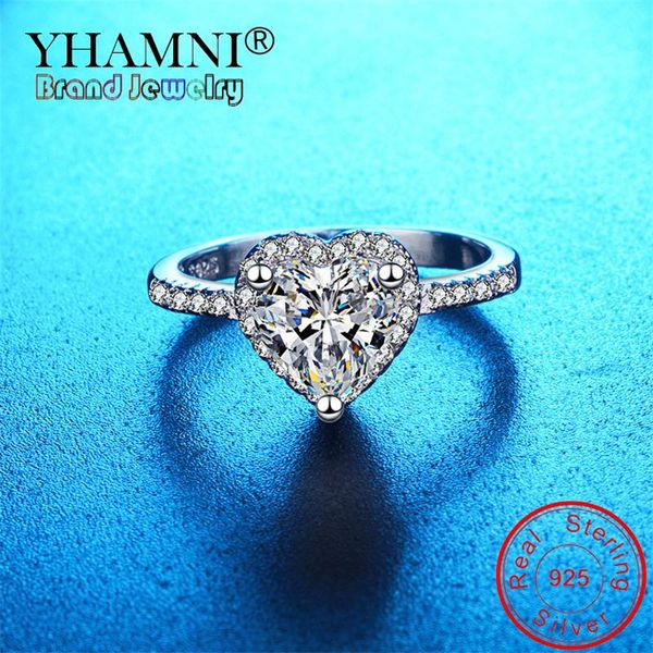 yhamni original 925 solid silver heart ring for women romantic birthday gift for girlfriend fashion cz zircon rings jewelry yzr099, Slivery;golden
yhamni original 925 solid silver heart ring for women romantic birthday gift for girlfriend fashion cz zircon rings jewelry yzr099, Slivery;golden