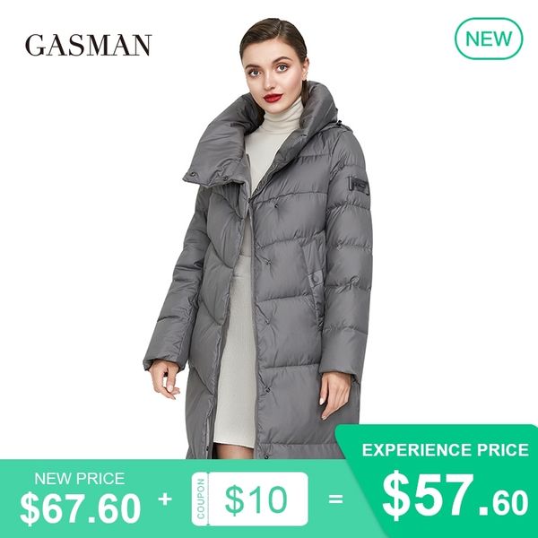 gasman women's winter jacket for women coat long warm down parka hooded outwear oversize female fashion brand puffer jackets 009 201030, Black
gasman women's winter jacket for women coat long warm down parka hooded outwear oversize female fashion brand puffer jackets 009 201030, Black