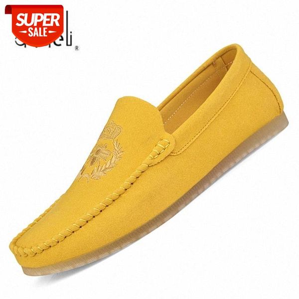 summer 2020 lok fu shoes men's casual shoes yellow wearable soft bottom driving leather men's moccasins formal dress #lz1g, Black
summer 2020 lok fu shoes men's casual shoes yellow wearable soft bottom driving leather men's moccasins formal dress #lz1g, Black