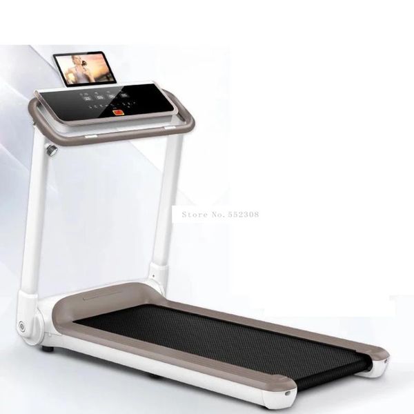 0.8-14km/h Household Intelligent Foldable Mini Treadmill Ultra-silent Indoor Mute Running Family Fitness Training Equipment 588w