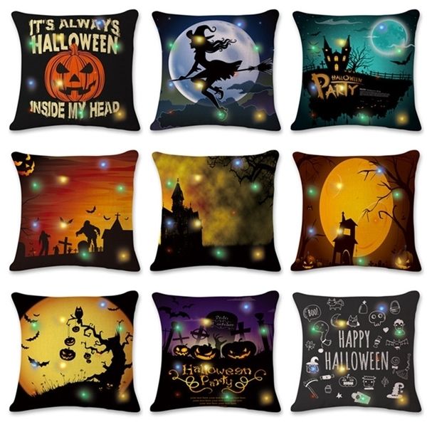 halloween castle pumpkin spice led luminous home sofa decorative throw pillow case 45*45cm dha1831
halloween castle pumpkin spice led luminous home sofa decorative throw pillow case 45*45cm dha1831
