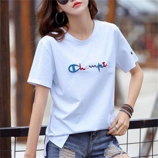 women's short-sleeved 2020 summer new korean style half-sleeved cotton loose embroidered t-blood t-shirt body t-shirt, White
women's short-sleeved 2020 summer new korean style half-sleeved cotton loose embroidered t-blood t-shirt body t-shirt, White