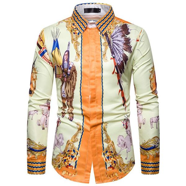 shirt men camisa masculina 2020 fashion african dashiki tribe print mens dress shirts streetwear casual men shirt, White;black
shirt men camisa masculina 2020 fashion african dashiki tribe print mens dress shirts streetwear casual men shirt, White;black