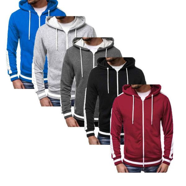 men's jackets autumn hooded slim sweatshirt brushed fleece coats male casual hoodie zip up hoody plain sportswear clothing m-3xl, Black;brown
men's jackets autumn hooded slim sweatshirt brushed fleece coats male casual hoodie zip up hoody plain sportswear clothing m-3xl, Black;brown