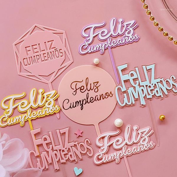 other festive & party supplies feliz cumpleaños. candy color españ acrylic happy birthday cake er in spanish for decoration baking suppl
other festive & party supplies feliz cumpleaños. candy color españ acrylic happy birthday cake er in spanish for decoration baking suppl