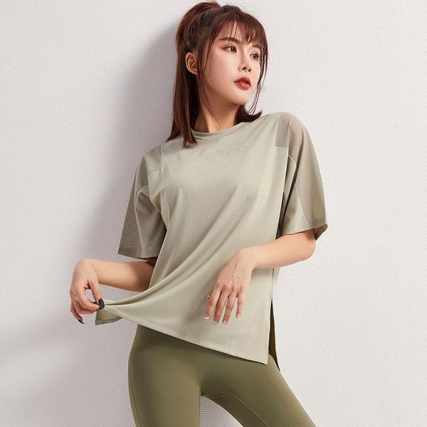 yoga outfits 2021 sports t-shirt female short-sleeved loose casual shoulders mesh gown fitness running quick-drying clothes yoga1, White;red
yoga outfits 2021 sports t-shirt female short-sleeved loose casual shoulders mesh gown fitness running quick-drying clothes yoga1, White;red