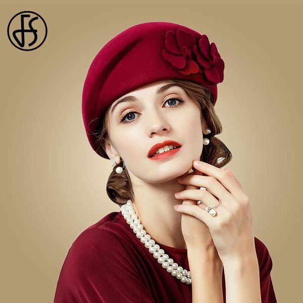 2020 fs vintage black french beret 100% wool hat for women red pink flower fedora winter felt ladies church hats chepeau feminino, Black;white
2020 fs vintage black french beret 100% wool hat for women red pink flower fedora winter felt ladies church hats chepeau feminino, Black;white