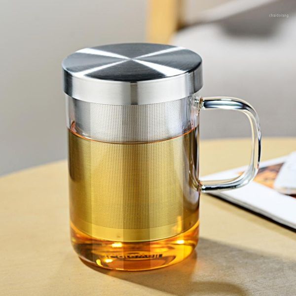 500ml glass cup infuser mug large borosilicate glass mug with stainless steel infuser home office coffee drinkware1 
500ml glass cup infuser mug large borosilicate glass mug with stainless steel infuser home office coffee drinkware1