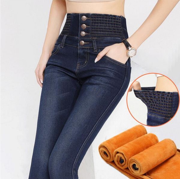 high waist women denim black blue jeans trousers stretch thicken warm fleece winter jeans pencil pants plus size 4xlpants
high waist women denim black blue jeans trousers stretch thicken warm fleece winter jeans pencil pants plus size 4xlpants
