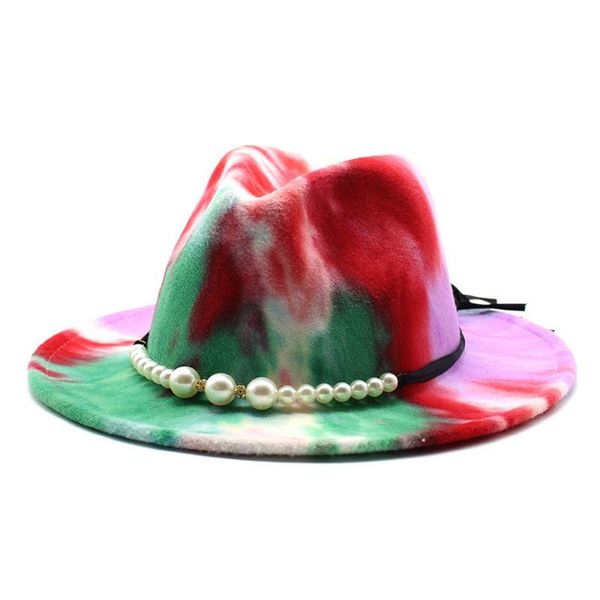 four seasons women fedora casual style woolen tie-dye process decorative pearls outdoor fashion street female caps, Blue;gray
four seasons women fedora casual style woolen tie-dye process decorative pearls outdoor fashion street female caps, Blue;gray