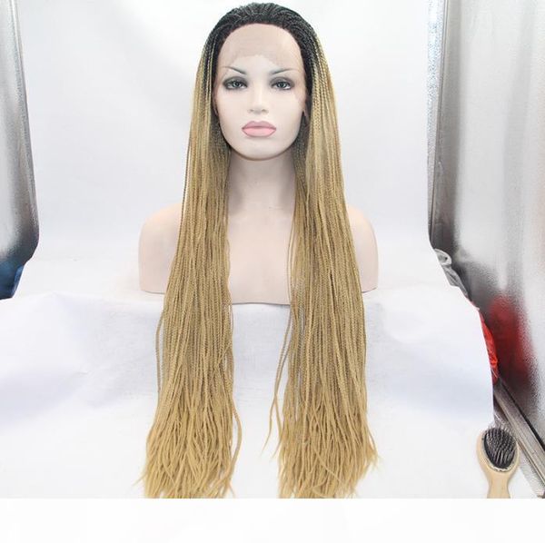 braids synthetic wig density 150% heat resistant micro braided wigs african american hair braiding styles long blonde wig lace box fzp81, Black
braids synthetic wig density 150% heat resistant micro braided wigs african american hair braiding styles long blonde wig lace box fzp81, Black