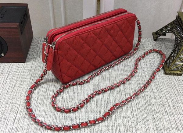 fashion new ladies luxury classic cowhide luxury double zipper makeup finishing messenger travel single shoulder messenger wa19*10*4.5cm
fashion new ladies luxury classic cowhide luxury double zipper makeup finishing messenger travel single shoulder messenger wa19*10*4.5cm