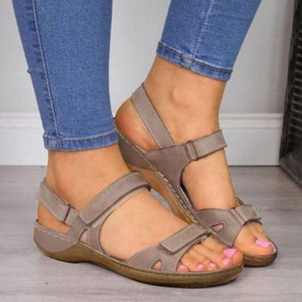 2021 women sandals soft flat open toe beach shoes vintage casual comfortable three color stitching ladies shoes zapatos de mujer, Black
2021 women sandals soft flat open toe beach shoes vintage casual comfortable three color stitching ladies shoes zapatos de mujer, Black