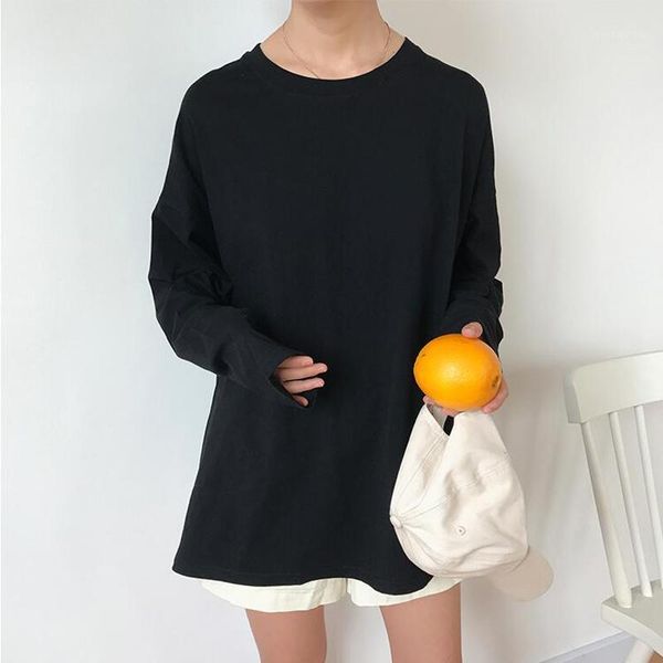 new women basic tees korean harajuku autumn o-neck long sleeve loose t-shirt female casual all-match tshirt 8 colors1, White
new women basic tees korean harajuku autumn o-neck long sleeve loose t-shirt female casual all-match tshirt 8 colors1, White