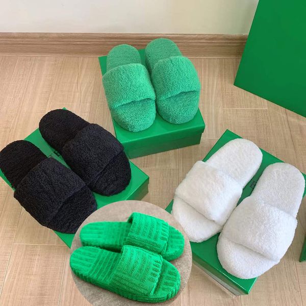 2022 women green fur slippers towel style sliders classics warm slipper fashion luxurys designers loafers furry slides gear flat bottom slid, Black
2022 women green fur slippers towel style sliders classics warm slipper fashion luxurys designers loafers furry slides gear flat bottom slid, Black
