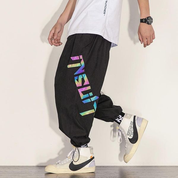 2020 men's large size casual loose ankle-length cargo pants homme male colorful printing elastic waist trousers pantalones m-5xl1, Black
2020 men's large size casual loose ankle-length cargo pants homme male colorful printing elastic waist trousers pantalones m-5xl1, Black