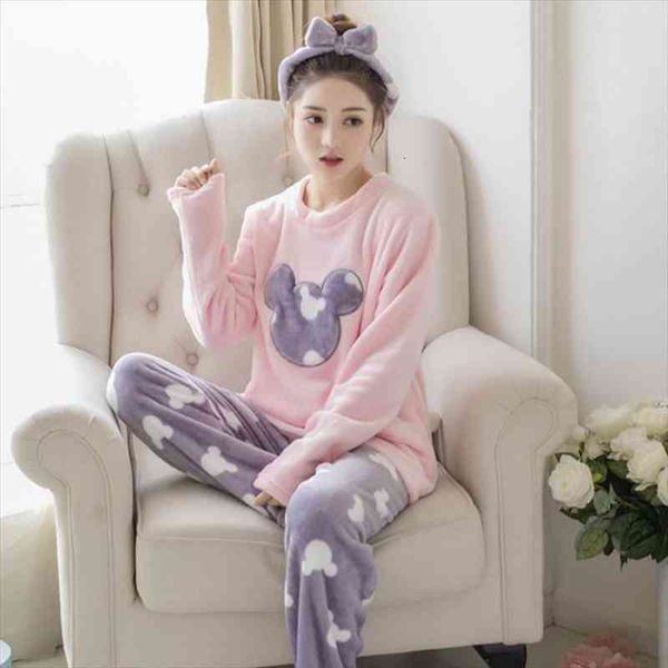 home suit autumn winter women pyjamas sets pijama thick warm coral flannel nightgown female cartoon animal cute long pants, Black;red
home suit autumn winter women pyjamas sets pijama thick warm coral flannel nightgown female cartoon animal cute long pants, Black;red
