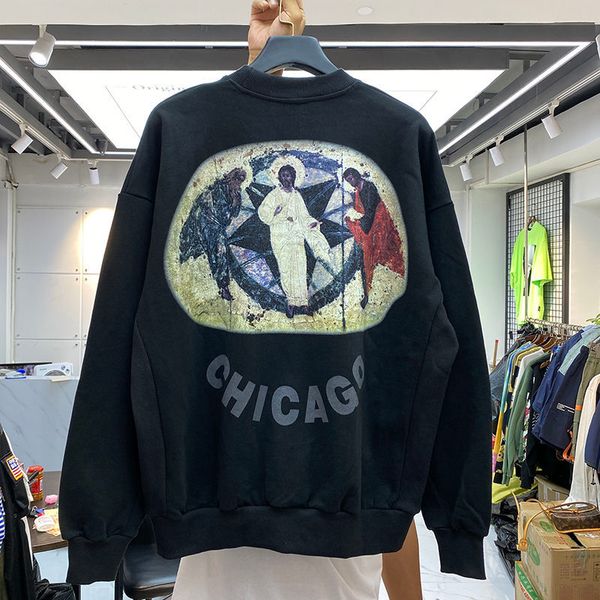 cpfm jesus is king kanye west sanshen oil painting fog high street loose long sleeve sweatshirt, Black
cpfm jesus is king kanye west sanshen oil painting fog high street loose long sleeve sweatshirt, Black