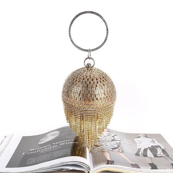 handbags hand-made globular satin clutch color diamond-encrusted handbagfor party/wedding/banquet ball bag bridal lady diamond ball bag, Black
handbags hand-made globular satin clutch color diamond-encrusted handbagfor party/wedding/banquet ball bag bridal lady diamond ball bag, Black