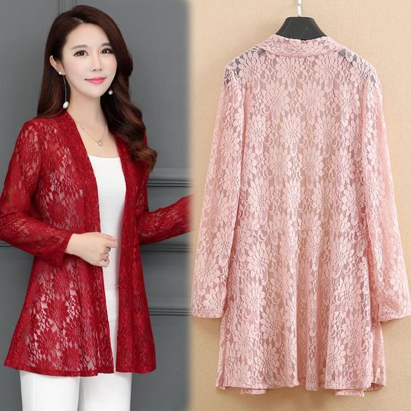 women's jackets summer 2021 fashion women cardigan crochet shrug long sleeve lace hollow out chiffon cape shurg thin coat f240, Black;brown
women's jackets summer 2021 fashion women cardigan crochet shrug long sleeve lace hollow out chiffon cape shurg thin coat f240, Black;brown