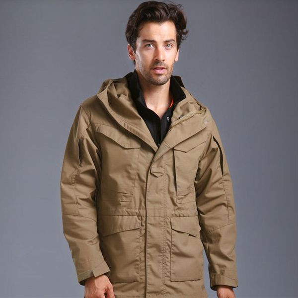 men outdoor military tactical m65 jacket waterproof windproof scratchproof anti-sweat windbreaker climbing camping army coats q1201, Black;brown
men outdoor military tactical m65 jacket waterproof windproof scratchproof anti-sweat windbreaker climbing camping army coats q1201, Black;brown