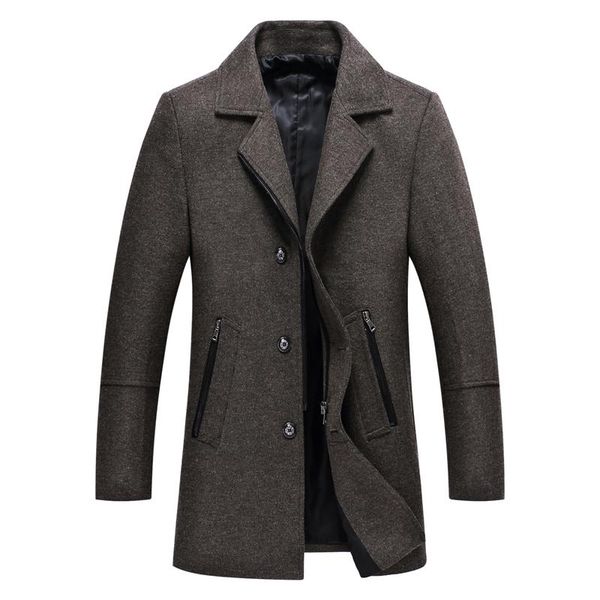 2021 autumn men's casual long sleeve wool woo coat , winter men wool jacket winter long coat , chaqueta invierno lana hombre, Black
2021 autumn men's casual long sleeve wool woo coat , winter men wool jacket winter long coat , chaqueta invierno lana hombre, Black