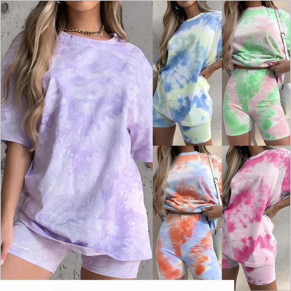 womens tracksuits short sleeve tees shorts suits 2pcs pants tie dye home suits clothing females comfortable sets loose tshirt 2 pieces, White
womens tracksuits short sleeve tees shorts suits 2pcs pants tie dye home suits clothing females comfortable sets loose tshirt 2 pieces, White