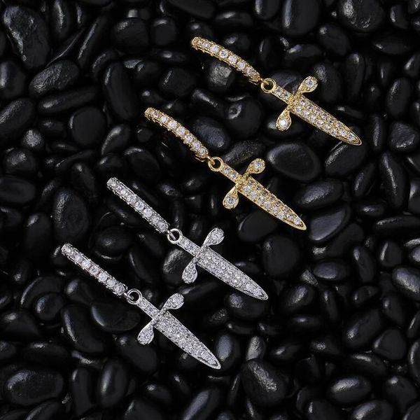 hip hop sword earrings cubic zirconia for girls women men punk hip hop ear cuff ear piercing with gift, Silver
hip hop sword earrings cubic zirconia for girls women men punk hip hop ear cuff ear piercing with gift, Silver