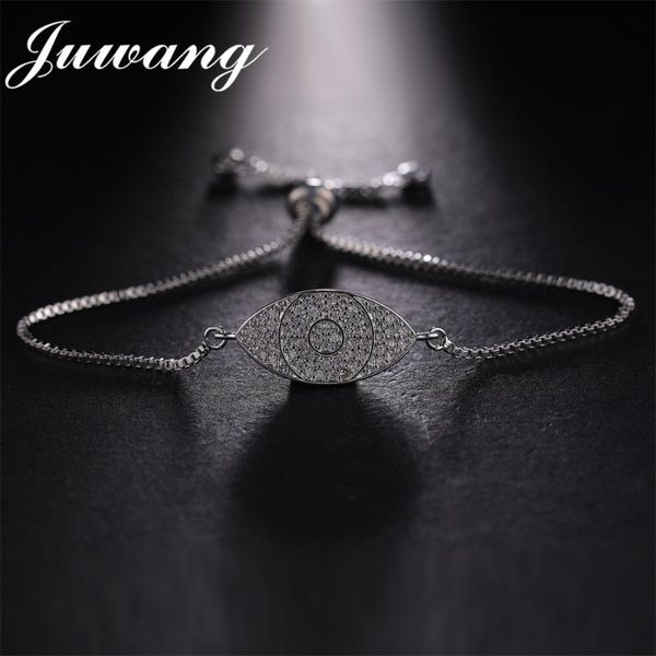 juwang new evil eye cubic zirconia crystal adjustable bracelets for women cz jewelry gift wholesale, Black
juwang new evil eye cubic zirconia crystal adjustable bracelets for women cz jewelry gift wholesale, Black