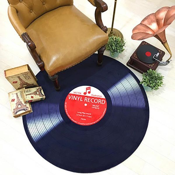home 3d personality record round rug living room study computer chair retro bedside anti-skid wear-resistant decorative carpet1
home 3d personality record round rug living room study computer chair retro bedside anti-skid wear-resistant decorative carpet1
