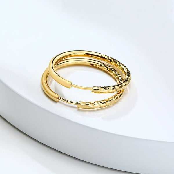 hoop & huggie modyle 2021 fashion gold silver color big round earrings for women simple female stainless steel punk vintage, Golden;silver
hoop & huggie modyle 2021 fashion gold silver color big round earrings for women simple female stainless steel punk vintage, Golden;silver