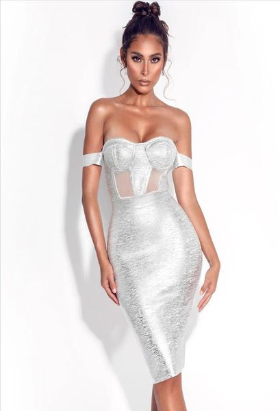 irreplaceable off shoulder black silver metallic bandage dress lady bodycon pencil women dress vestidos drop shipping, Black;gray
irreplaceable off shoulder black silver metallic bandage dress lady bodycon pencil women dress vestidos drop shipping, Black;gray