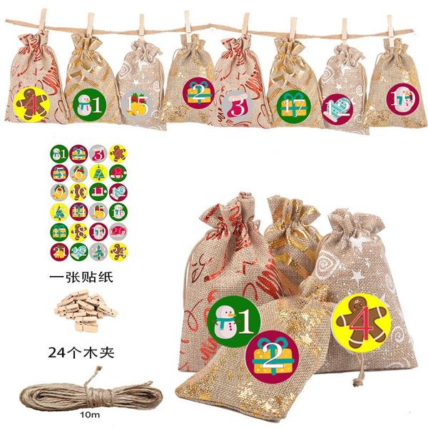 24pcs 10x14cm gift bags with clip rope christmas drawstring pouch for candy holiday festival party decoration pendants sacks
24pcs 10x14cm gift bags with clip rope christmas drawstring pouch for candy holiday festival party decoration pendants sacks