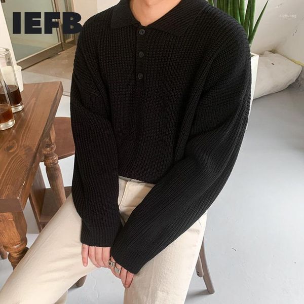 men's sweaters iefb korean lapel sweater for men autumn winter thickened loose kintwear casual pullover collar knitted 9y44951, White;black
men's sweaters iefb korean lapel sweater for men autumn winter thickened loose kintwear casual pullover collar knitted 9y44951, White;black