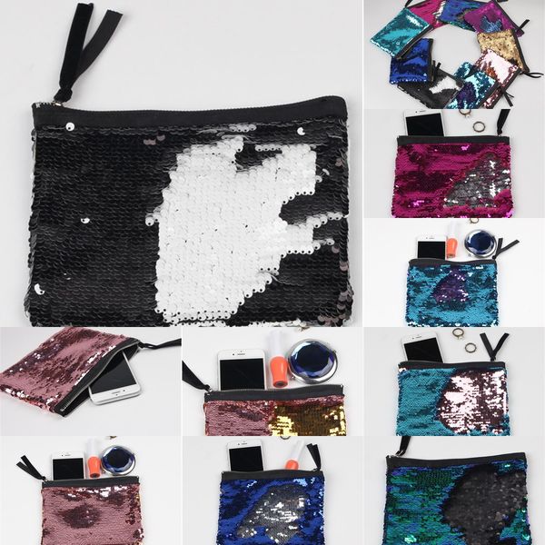 women reversible sequins mermaid glitter handbag evening clutch bag wallet purse makeup bags storage coin 8 color dhl fr 7 nkt8p
women reversible sequins mermaid glitter handbag evening clutch bag wallet purse makeup bags storage coin 8 color dhl fr 7 nkt8p