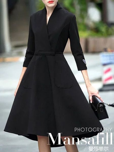 black banquet evening dress 2020 new winter v-neck host dress dress slim party celebrity
black banquet evening dress 2020 new winter v-neck host dress dress slim party celebrity