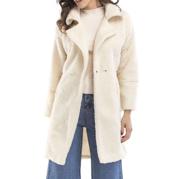 smooth of fake women's warm teddy bear jacket lady cotton winter outwear female fur oversize wool coat cmuc, Black
smooth of fake women's warm teddy bear jacket lady cotton winter outwear female fur oversize wool coat cmuc, Black