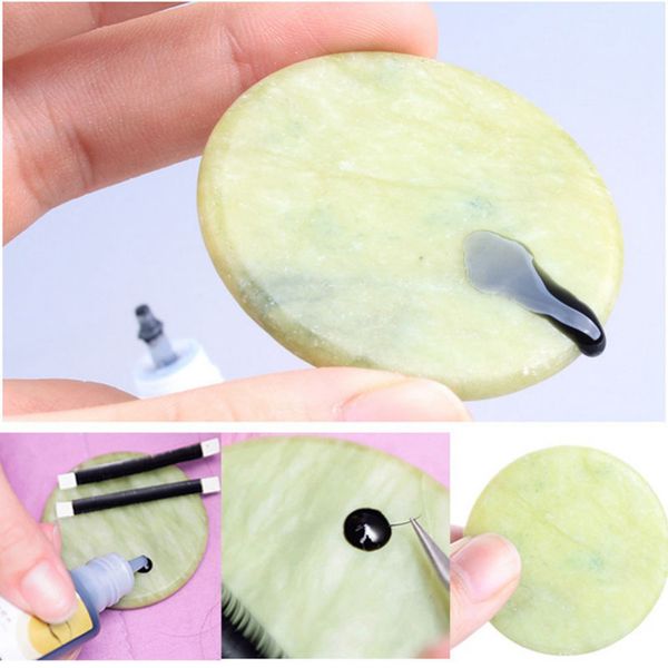 round jade stone eyelash extension glue adhesive pallet stand holder fake eye lash makeup tools
round jade stone eyelash extension glue adhesive pallet stand holder fake eye lash makeup tools