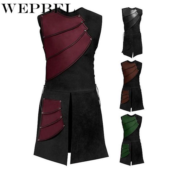 mens gothic steampunk vest waistcoat sleeveless tailcoat medieval victorian coat dress vest stage costume q1210, Black;brown
mens gothic steampunk vest waistcoat sleeveless tailcoat medieval victorian coat dress vest stage costume q1210, Black;brown