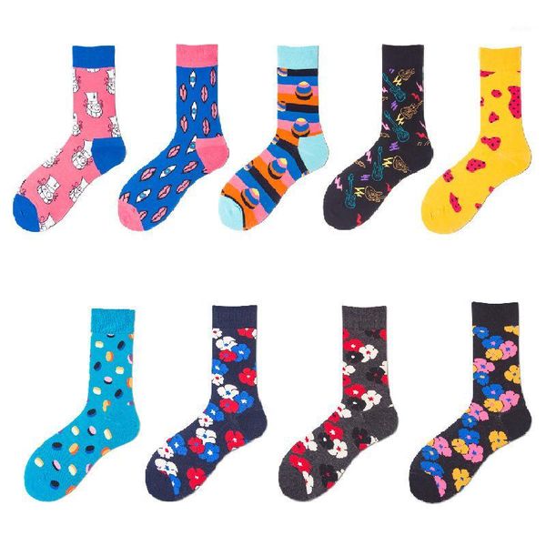 flower sock men's cartoon patchwork man socks colorful crew casual cotton sox warm autumn winter classic skarpetki1, Black
flower sock men's cartoon patchwork man socks colorful crew casual cotton sox warm autumn winter classic skarpetki1, Black