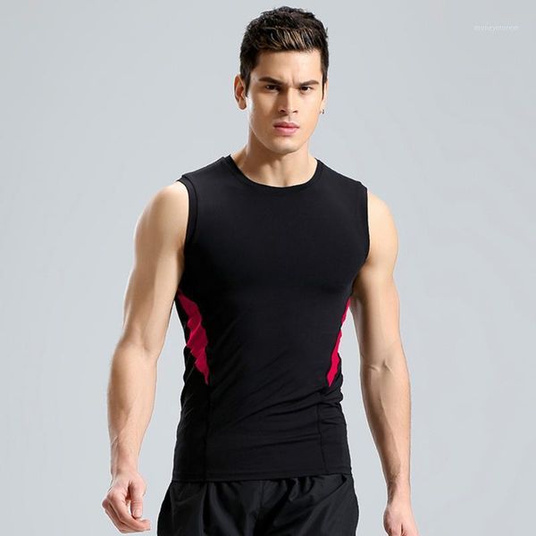 men sleeveless muscle summer tank sport vest quick dry fitness athletic compression undershirts base layer running vest1, White;black
men sleeveless muscle summer tank sport vest quick dry fitness athletic compression undershirts base layer running vest1, White;black