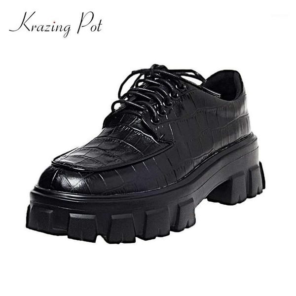 dress shoes krazing pot full grain leather gingham cross-tied round toe high square heel lace up beauty lady daily wear cozy women pumps l82, Black
dress shoes krazing pot full grain leather gingham cross-tied round toe high square heel lace up beauty lady daily wear cozy women pumps l82, Black