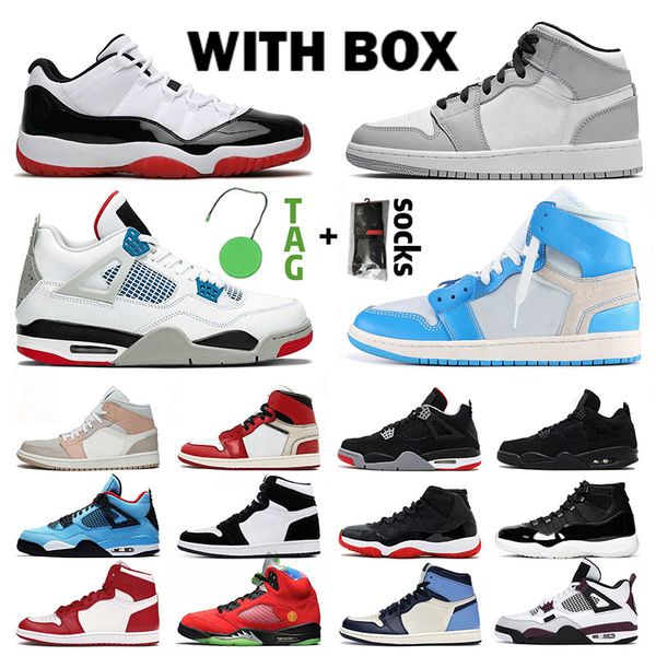 with box x stock jumpman basketball shoes 1 mid grey trainers high cactus jack 4 what the 5 concord 11 mens womens sneakers
with box x stock jumpman basketball shoes 1 mid grey trainers high cactus jack 4 what the 5 concord 11 mens womens sneakers